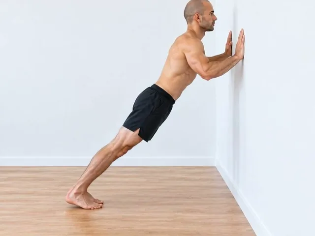 Flexiones en la pared